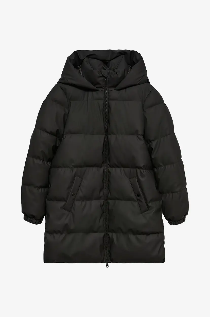 Vero Moda Dun jakke vmGretafie 3/4 Coated Jacket - Svart