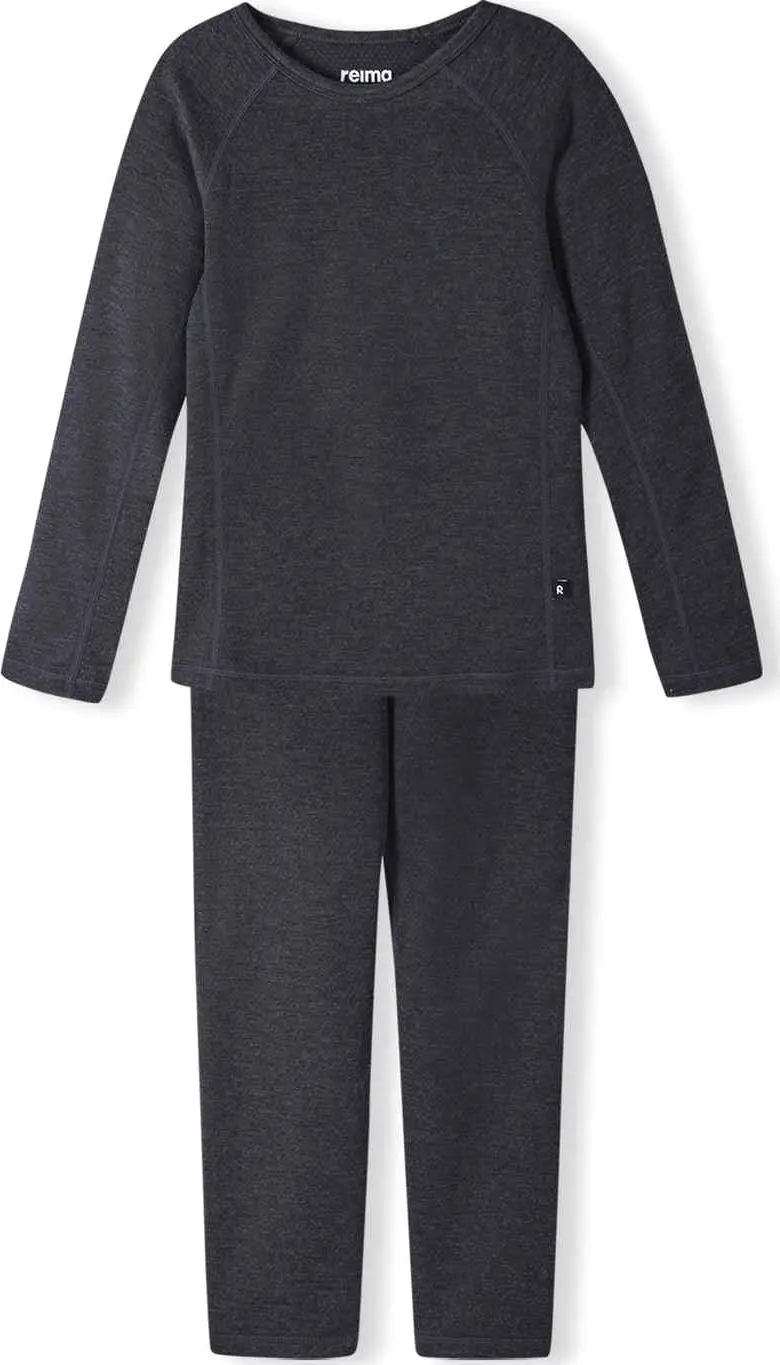 Reima Reima Kids' Thermal Set Lani Black Melange