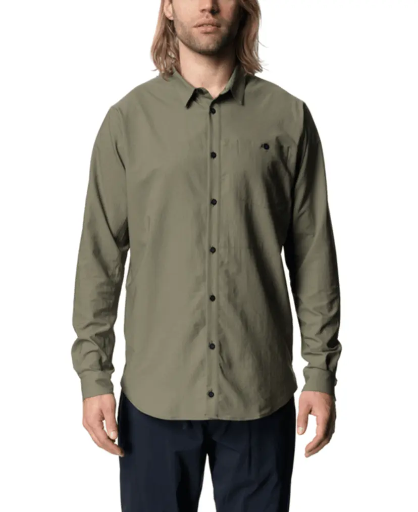 Houdini Houdini M's Longsleeve Shirt Sage Green