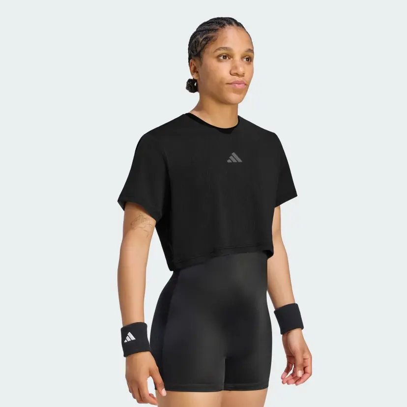 Adidas TENNIS CLIMACOOL LACE CROP PRO T-SKJORTE