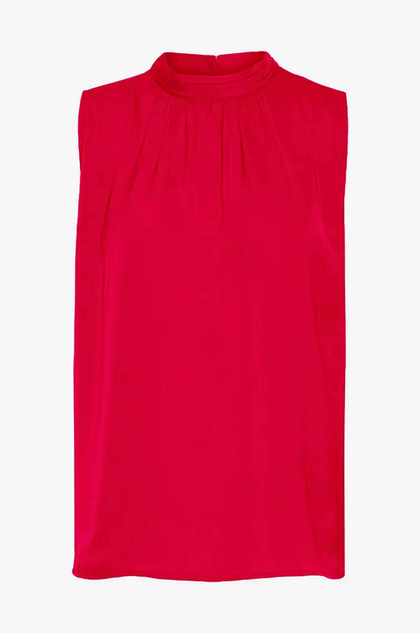 Saint Tropez Topp Aileen Top - Rød