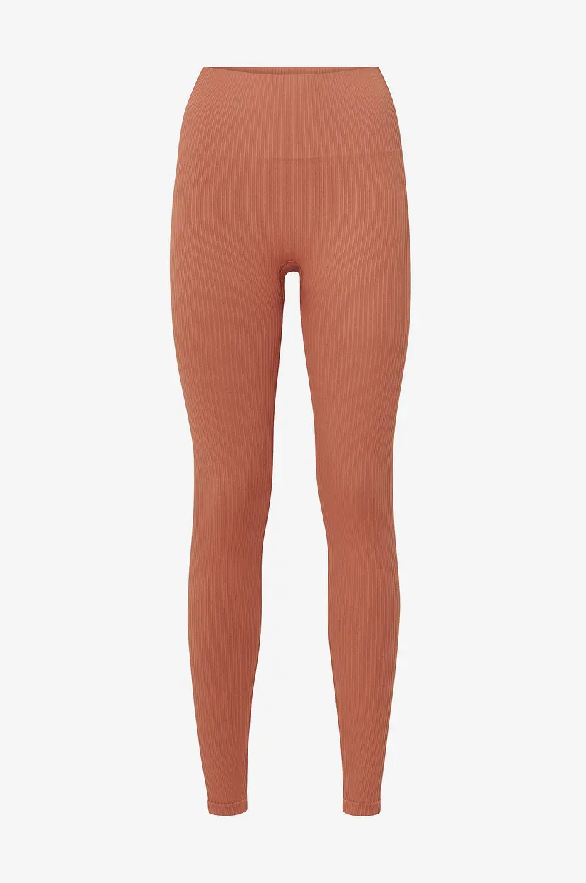 Rohnisch Treningstights Seamless Rib Tights - Brun