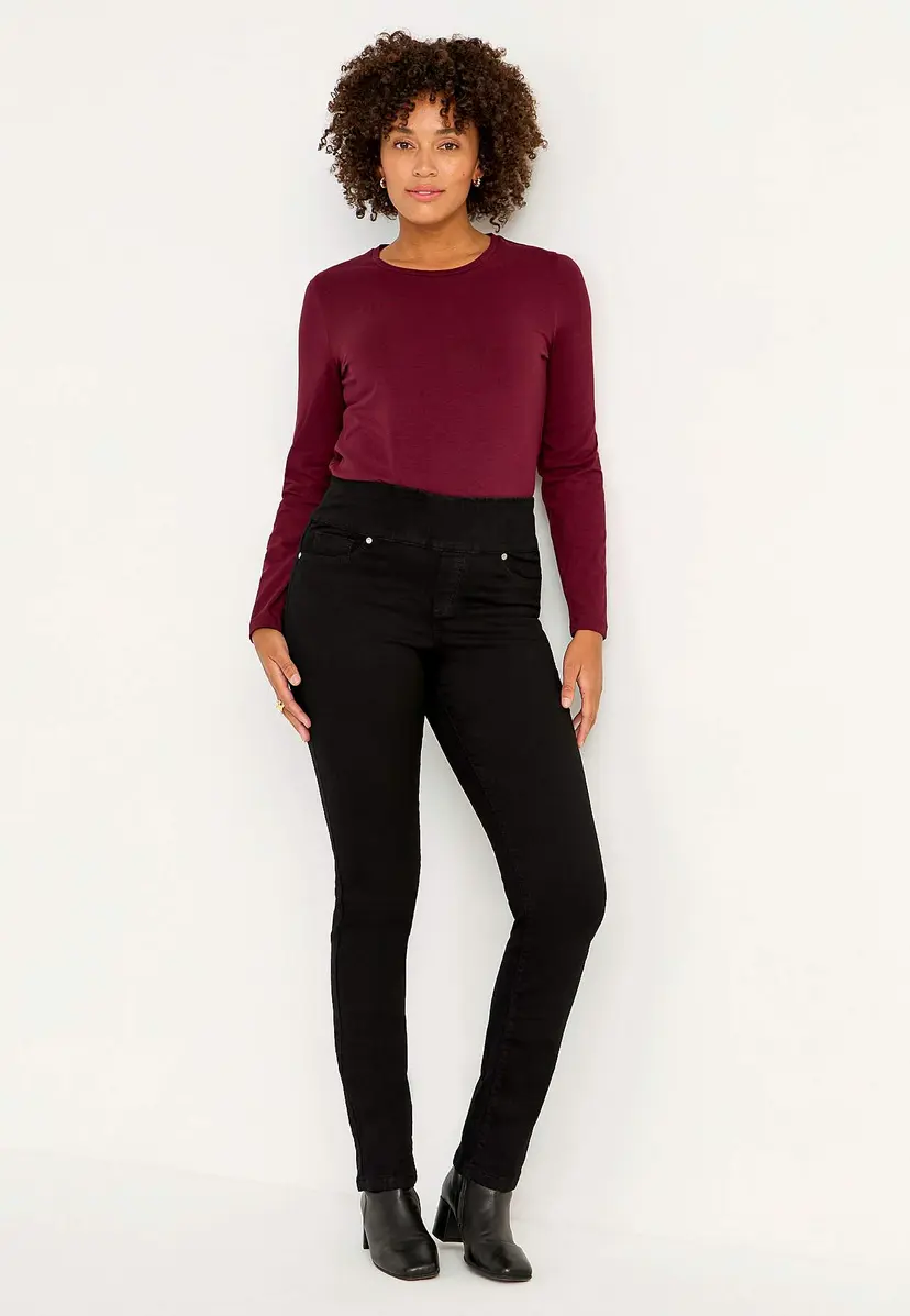 Cellbes of Sweden Stretchy jeggings med høy elastisk midje - to lengder Elin