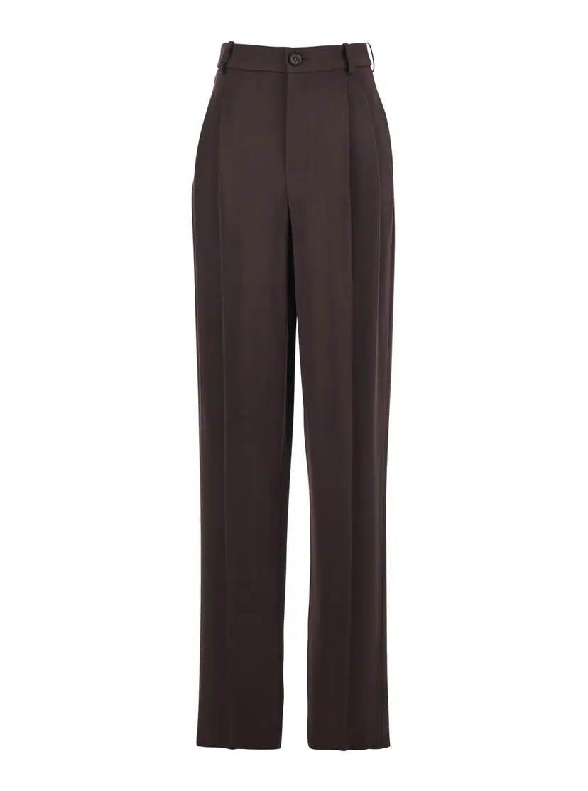 Elisabetta Franchi Elisabetta Franchi Vide bukser – Brun