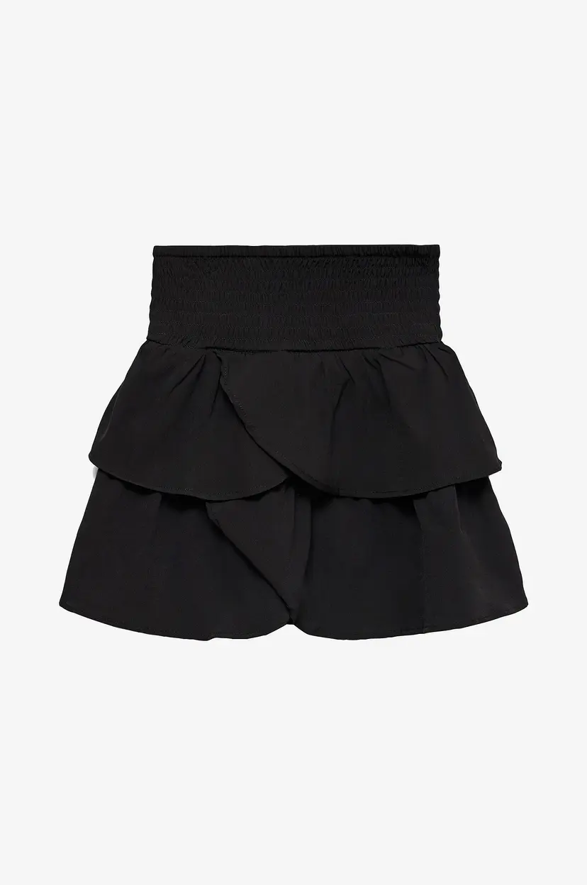 Vero Moda Girl Skjørt vmEmma Smock Layer Short Skirt Wvn - Svart
