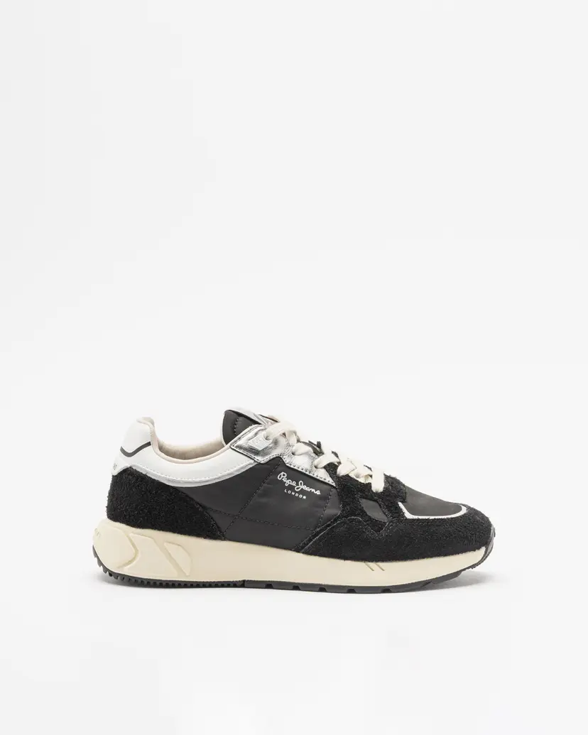 Pepe Jeans London Pepe Jeans London Marlon Metal W Black Sneakers