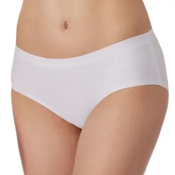 Schiesser Schiesser Truser Invisible Cotton Hipster Hvit 42 Dame
