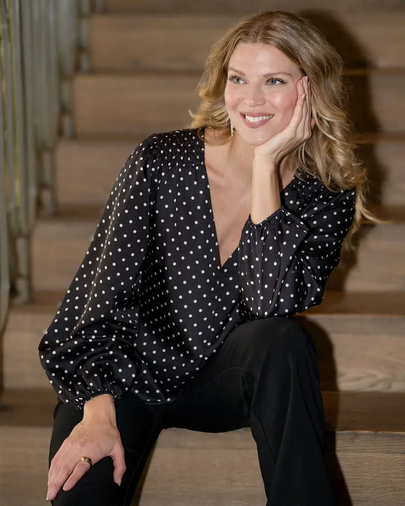 Floyd Bluse Janita Polka