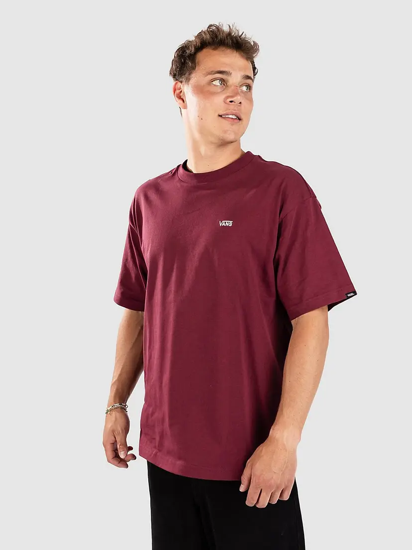 Vans Vans Left Chest II Loose T-skjorte rød
