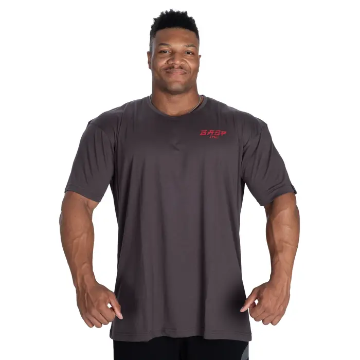 Better Bodies Nahma Standard Tee, Iron/Red