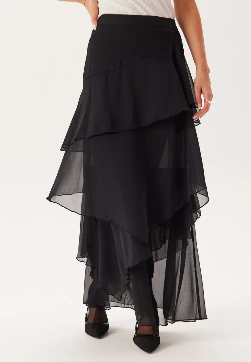 Vila Vipalma Hw Maxi Layer Skirt