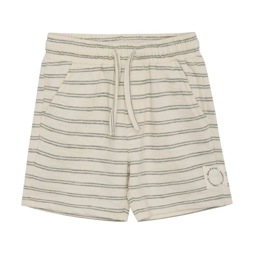 En Fant En Fant Shorts Stripes Eggnog (128 / 8 år)