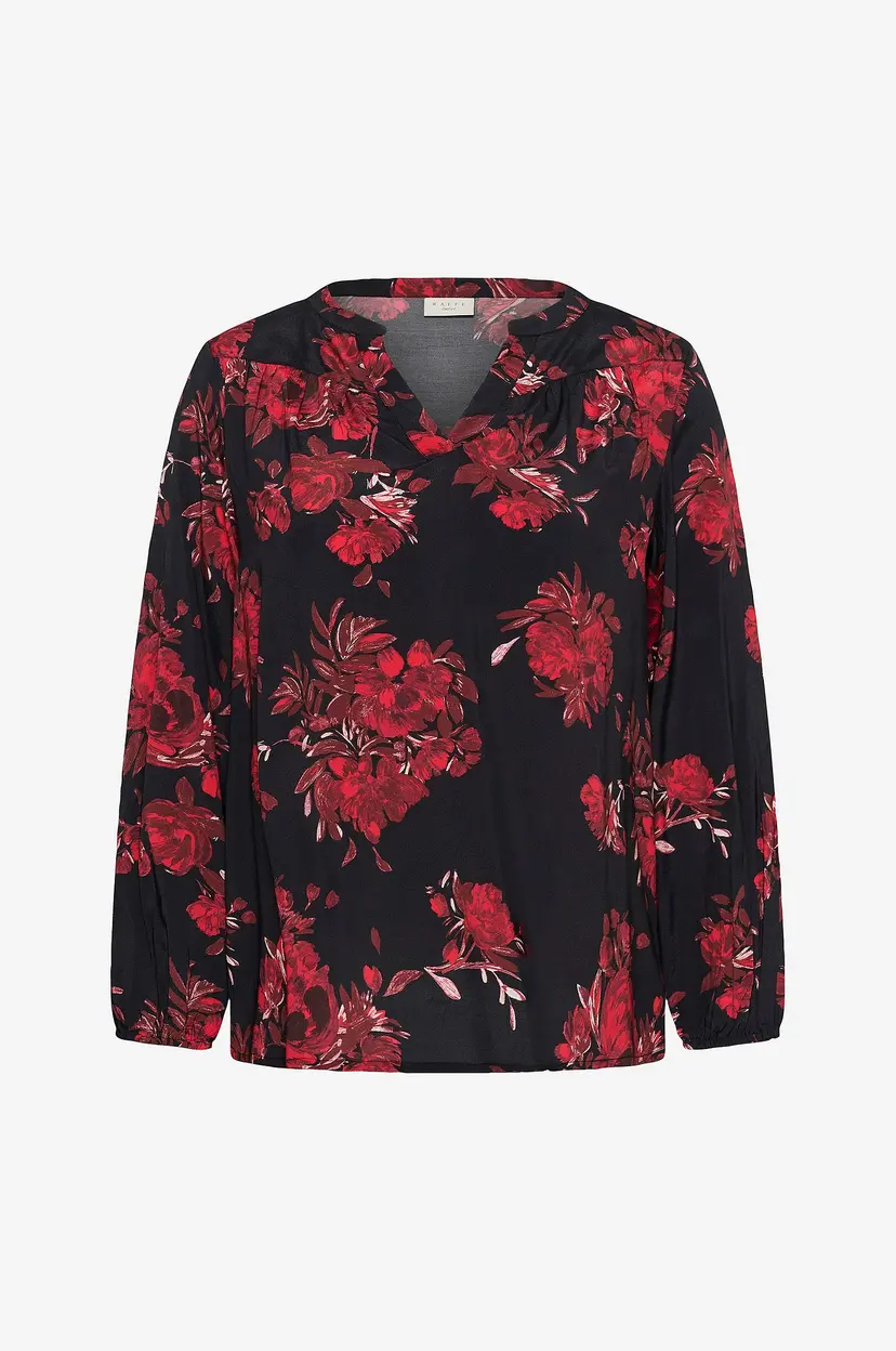 KAFFE Curve Bluse KChipe Blouse - Svart