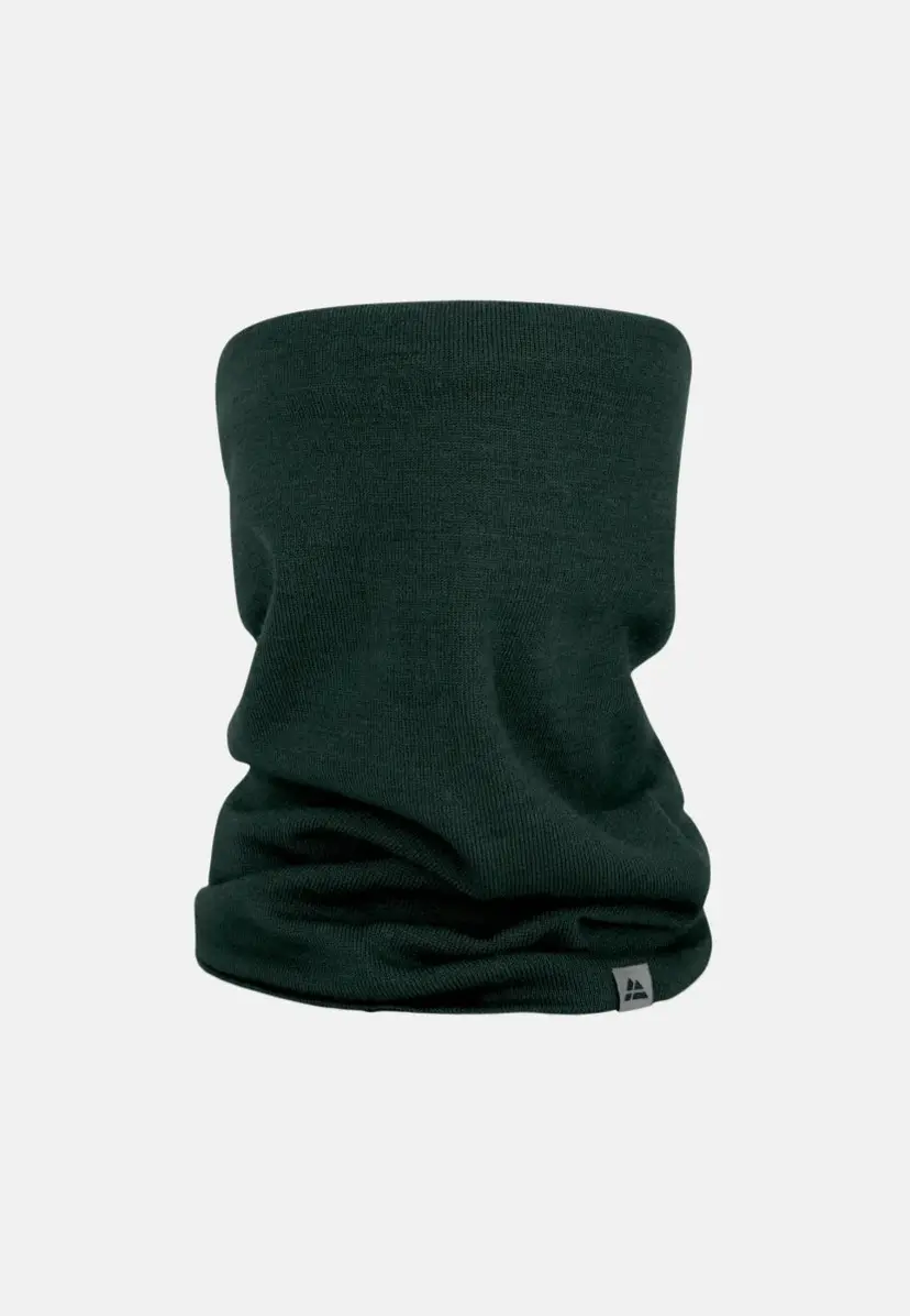 DANISH ENDURANCE MERINO HALSEDISSE fra DANISH ENDURANCE, Mørkegrøn, Blød Merinould, Elastisk og Let Design, Multifunktionelt, Oeko-Tex Certificeret