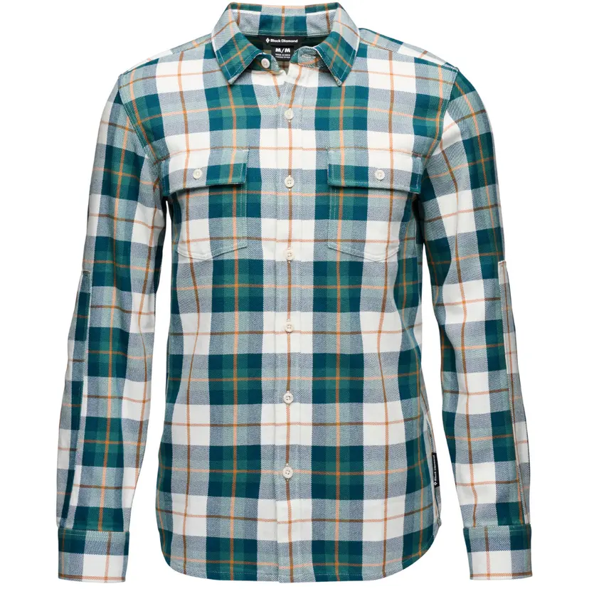 Black Diamond Black Diamond M's Project Twill Ls Shirt Raging Sea-Henna