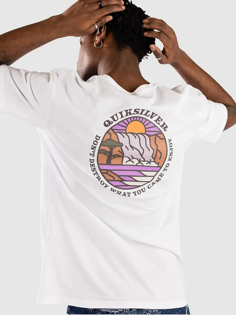 Quiksilver Quiksilver Ev Summer Salt T-skjorte hvit