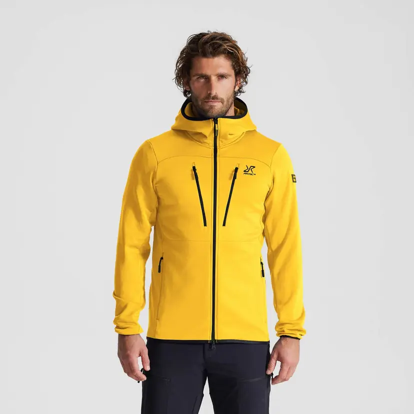 RevolutionRace Ultra Mid Hood Herre Yellow