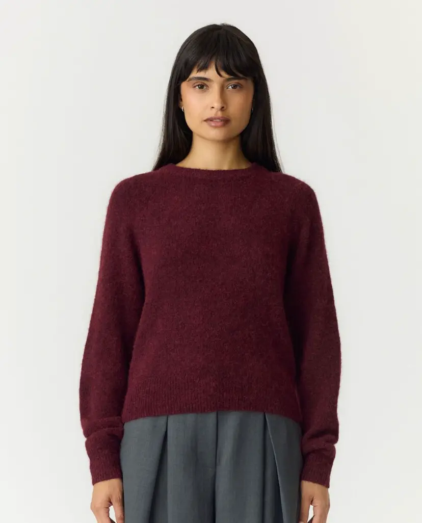 Y.A.S Yasjohi LS Wool Blend Pullover