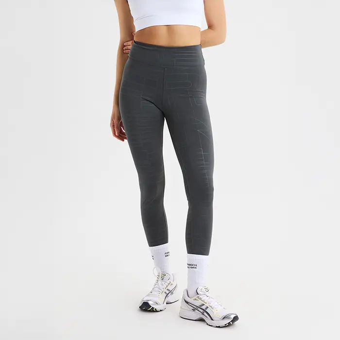 Rohnisch Logo Effect Emboss Tights Grå