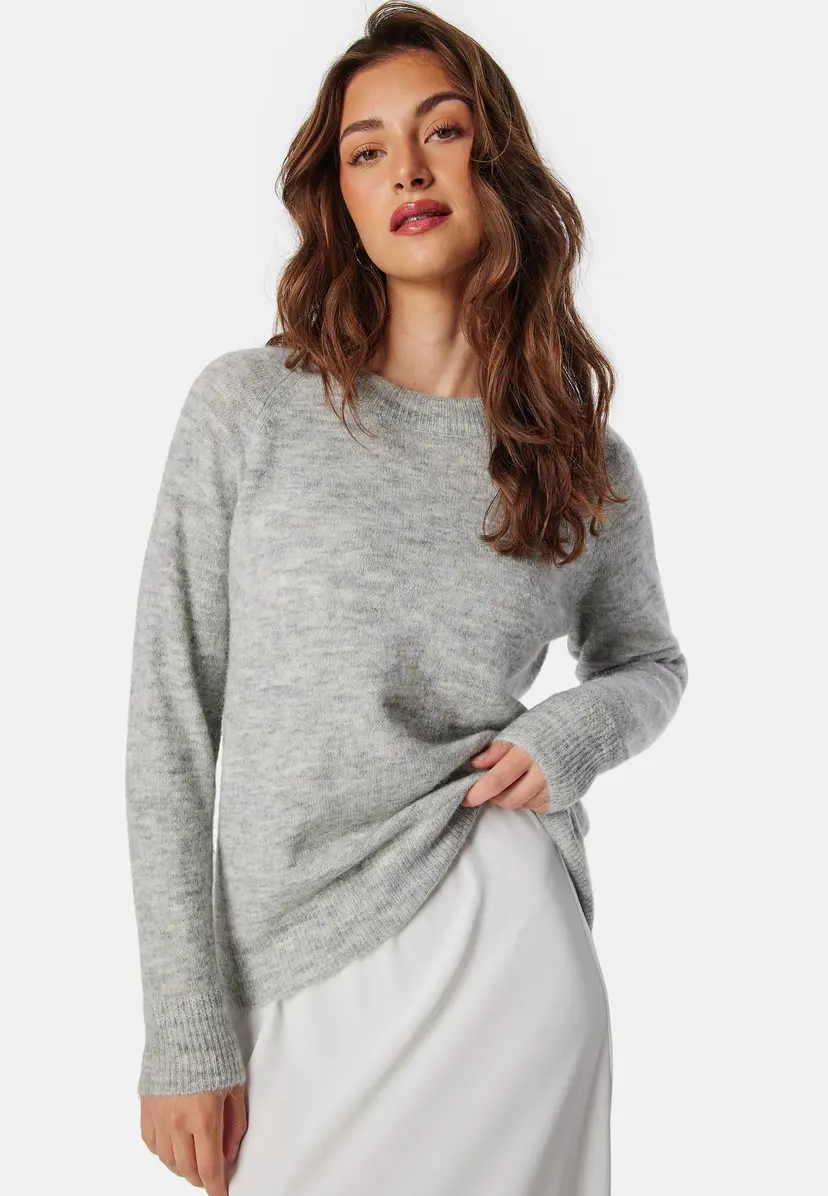 Selected Slflulu LS Knit O-Neck