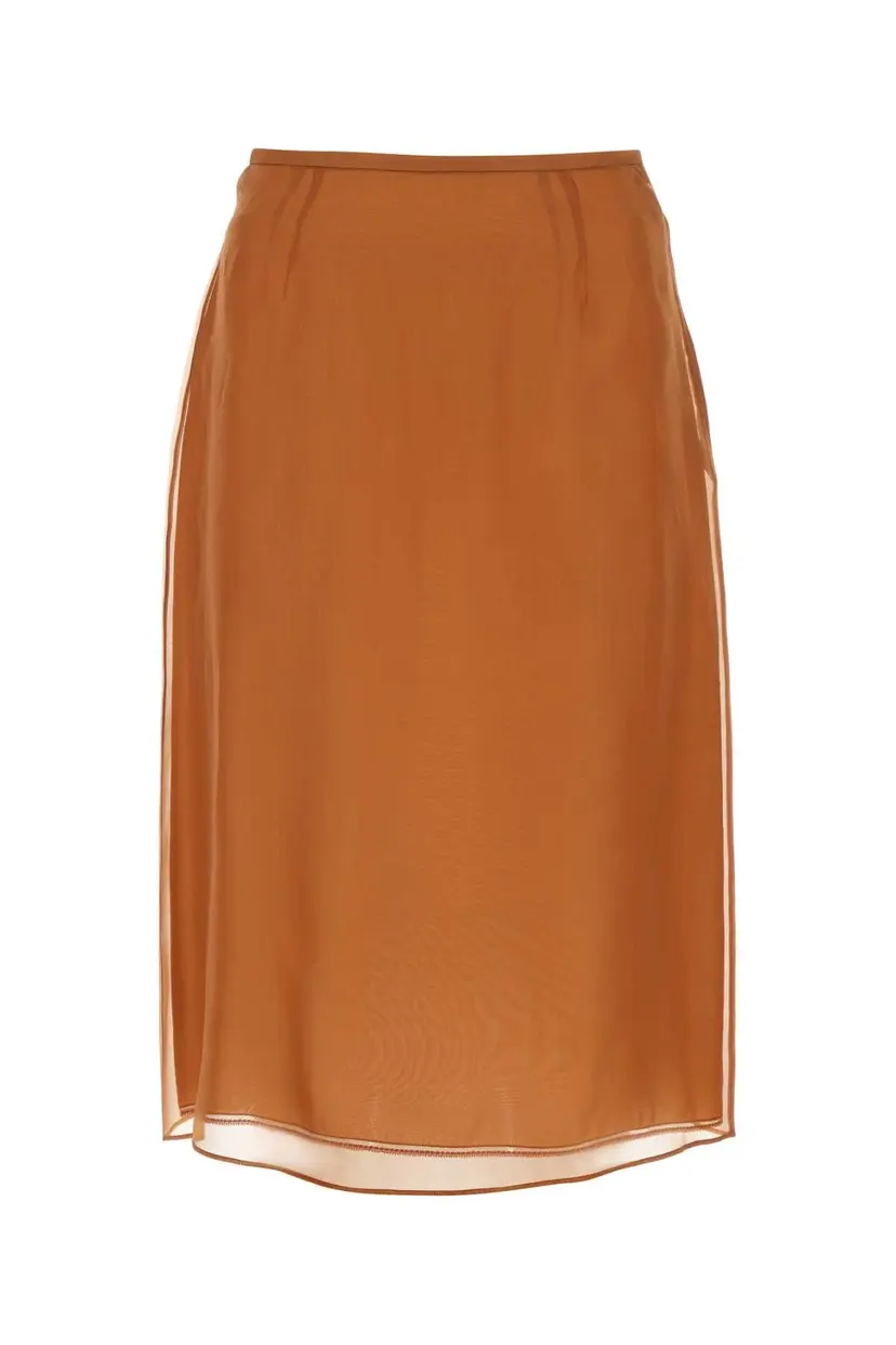 Prada Prada Midiskjørt – Brun