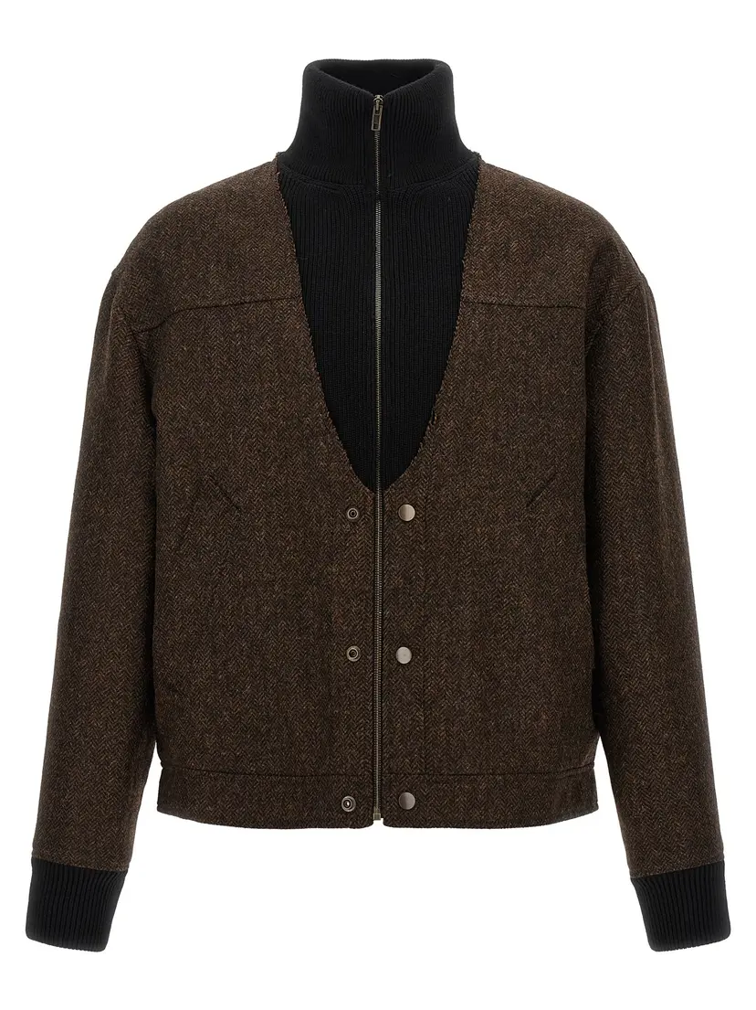 Maison Margiela Maison Margiela Bomberjakker – Brun
