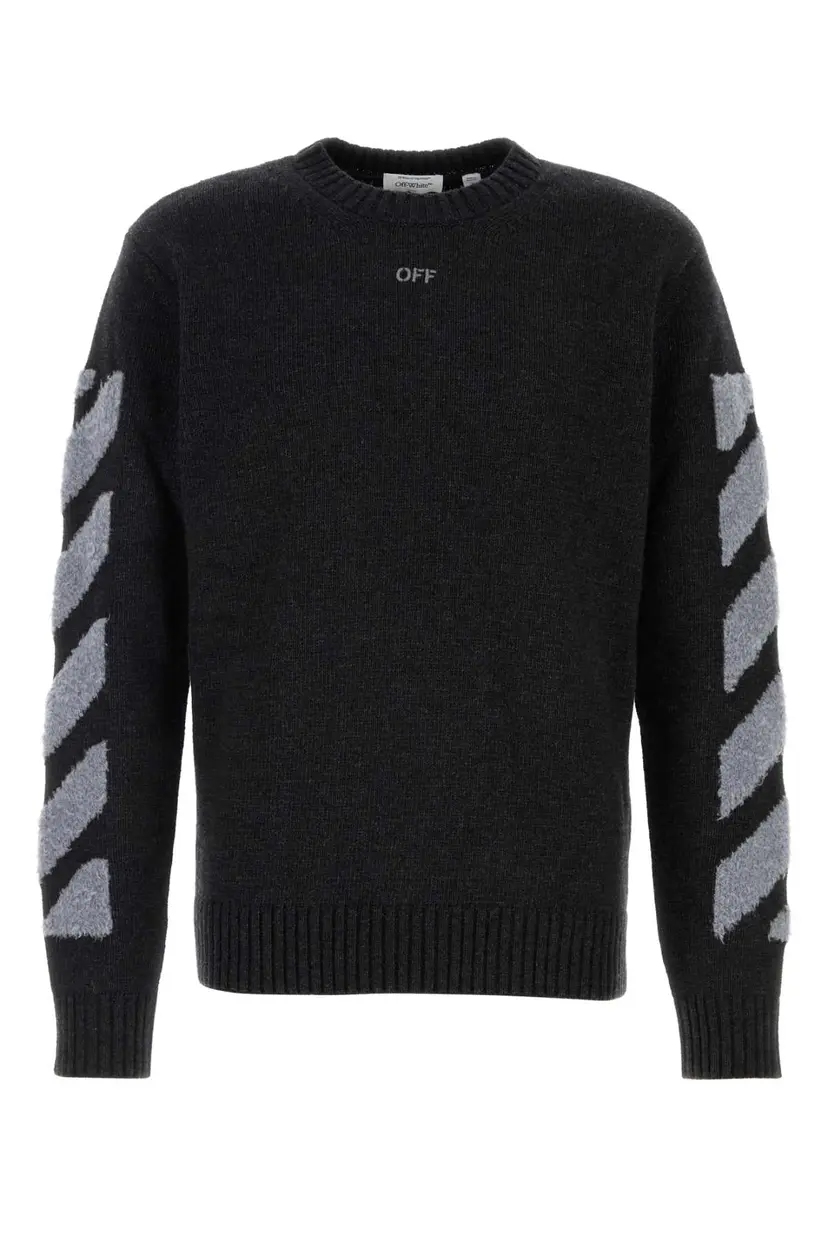 Off White Off-White Strikkegensere – Grå