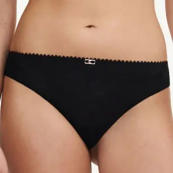 Chantelle Chantelle Truser Origins Lace Thong Svart nylon 36 Dame