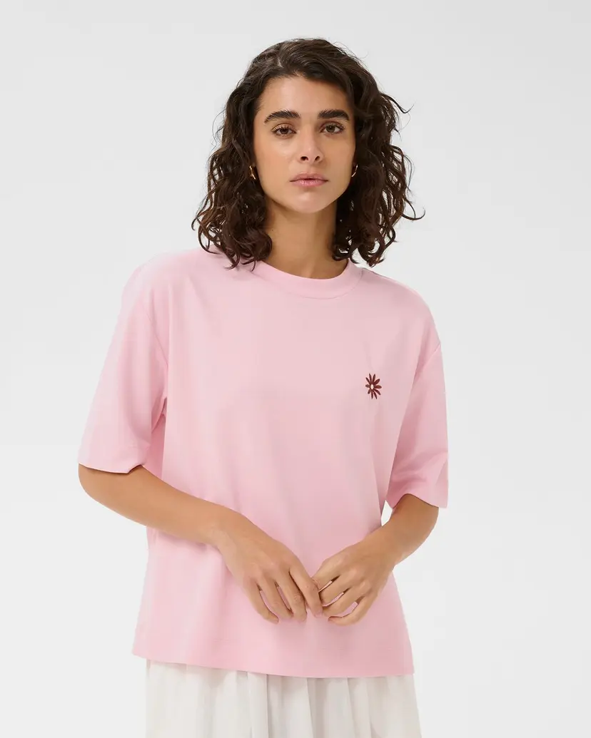 Kaffe T-skjorte Annie Embroidery