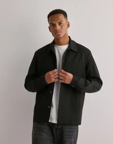Les Deux Les Deux Marseille Hybrid Jacket Overshirts Svart