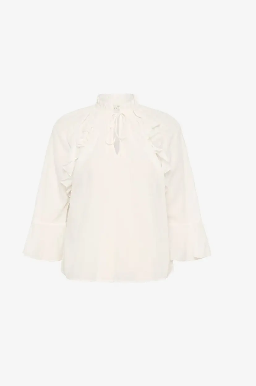 Kaffe Bluse kaFlora Blouse - Hvit