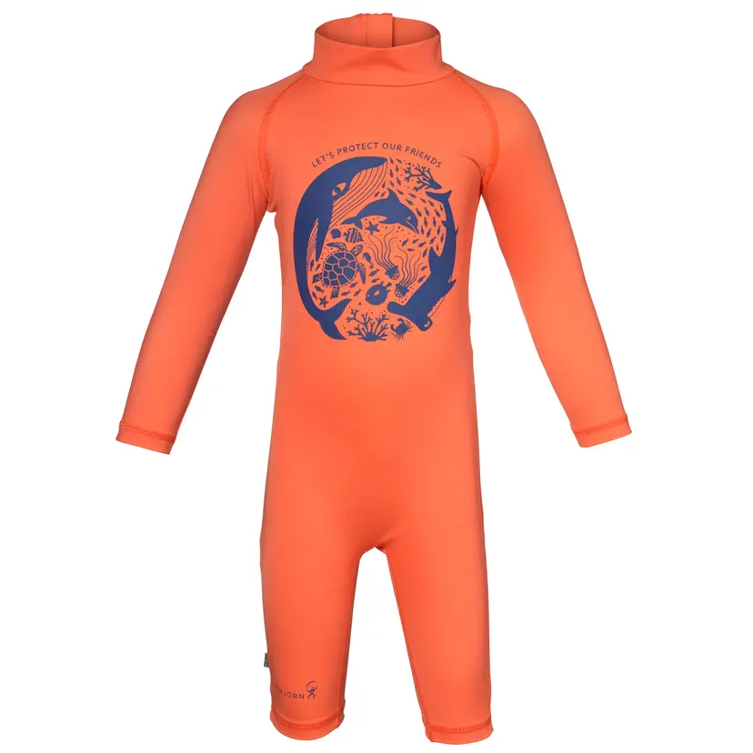 Isbjörn Of Sweden Isbjörn of Sweden Kids' Dolphine Sun Jumpsuit Papaya