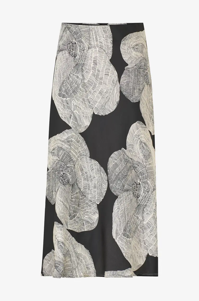 Vila Skjørt viRoxy HW Long Skirt - Svart