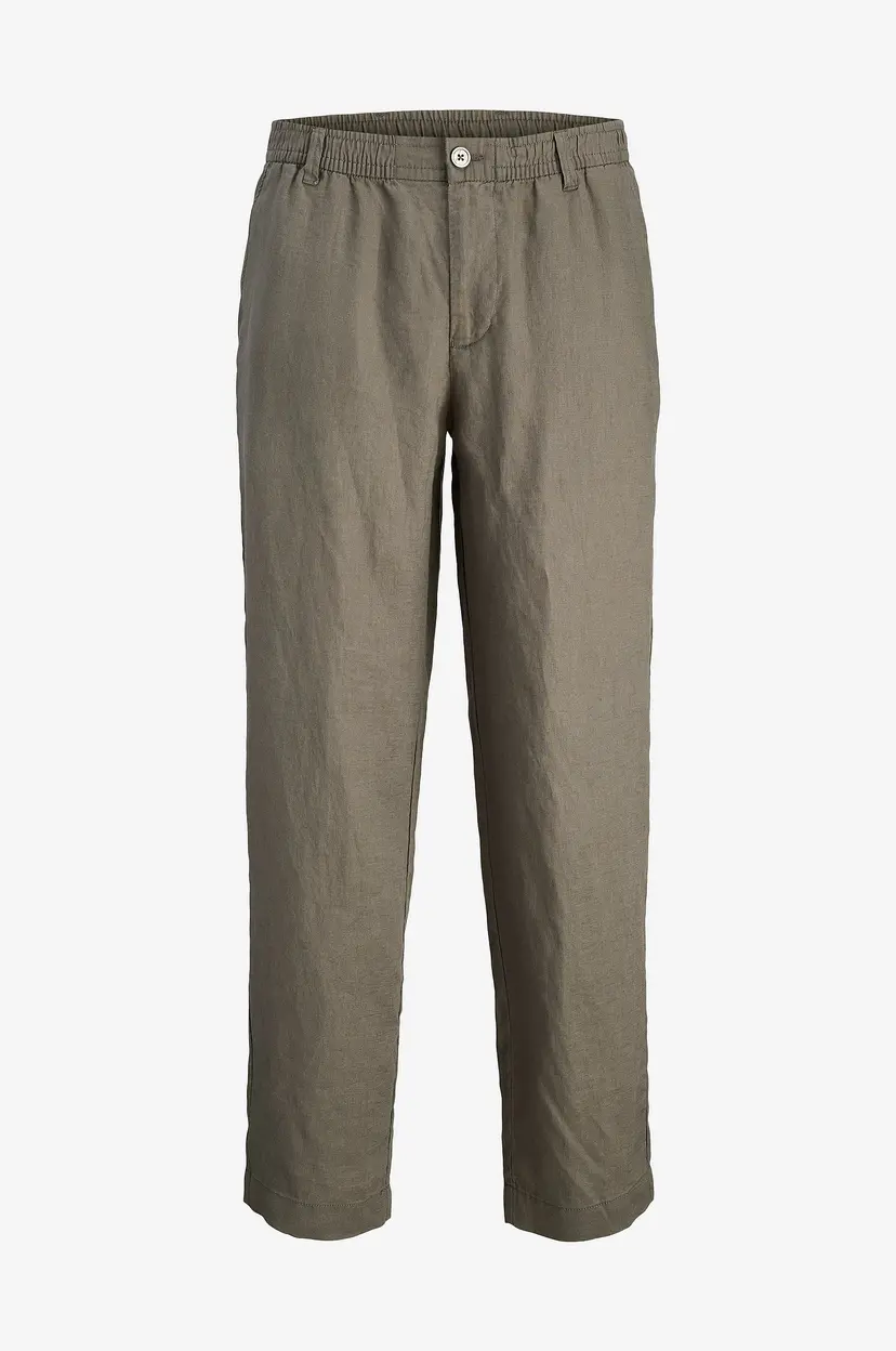 Jack & Jones Chinos jpstKarl jjLawrence Linen Chino SN - Grønn