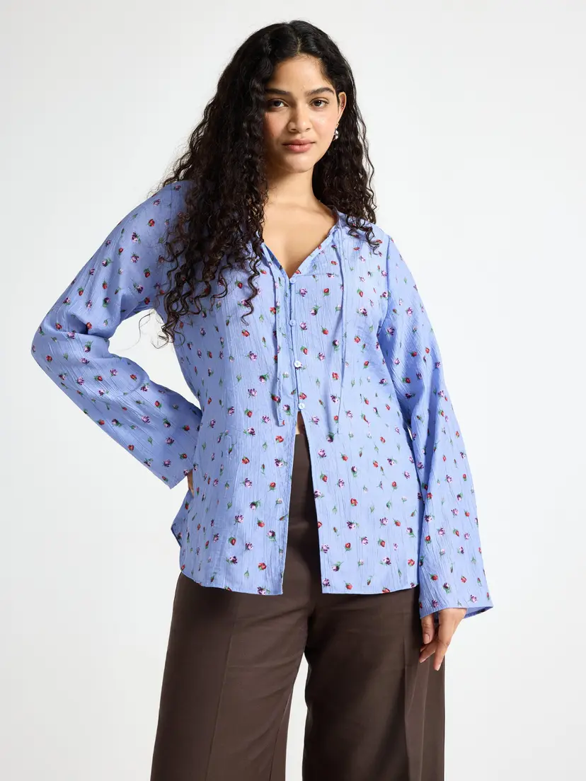 Lindex Langermet bluse