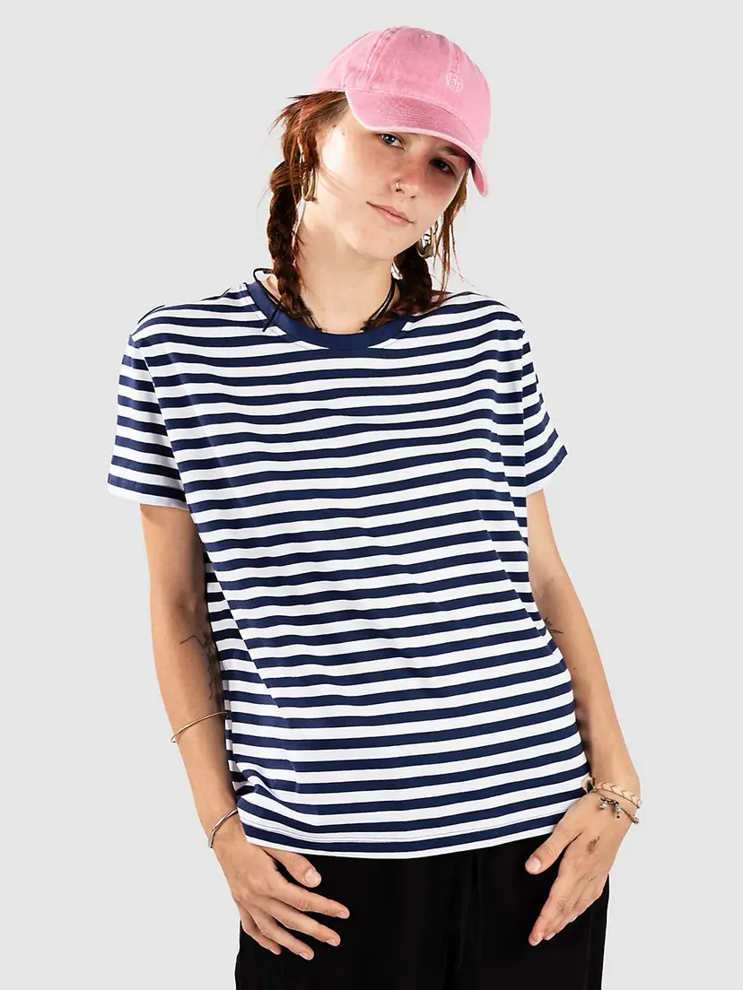 Urban Classics Urban Classics Regular Striped T-skjorte blå