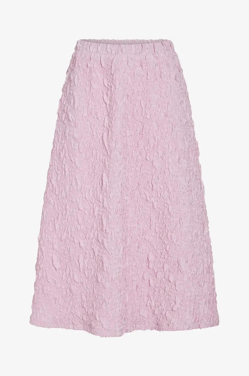 Vila Skjørt viSophia HW Volume Midi Skirt - Rosa