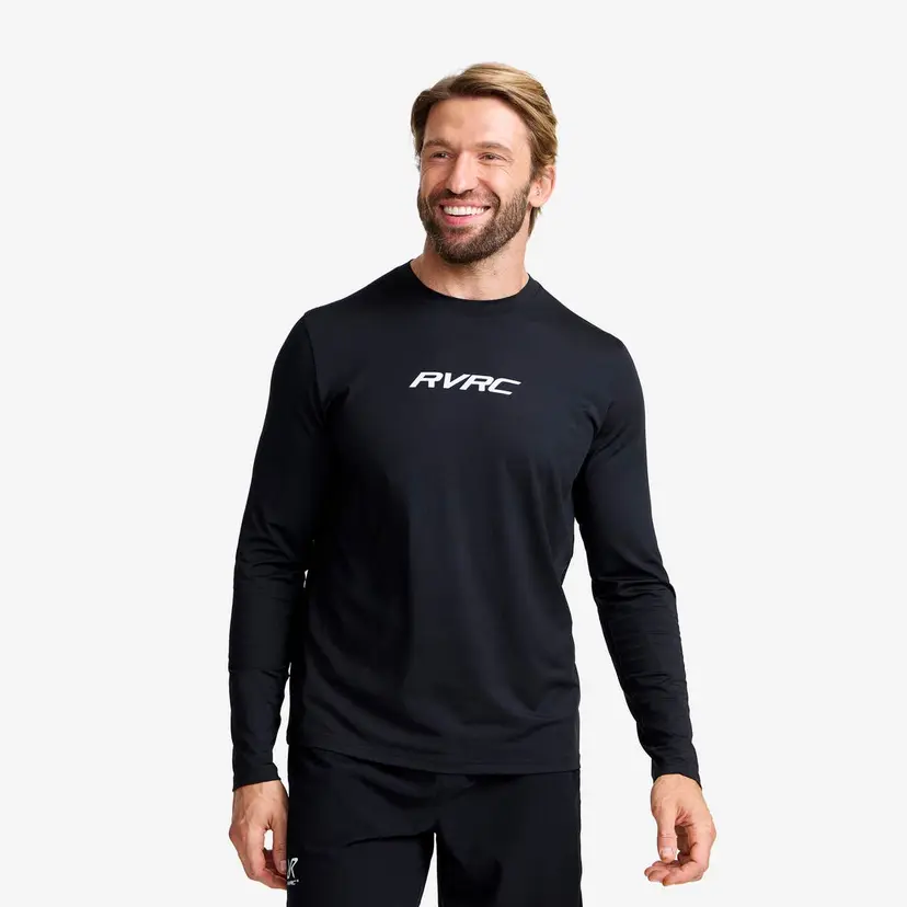 RevolutionRace Direction Active Long-sleeved T-shirt Herre Black