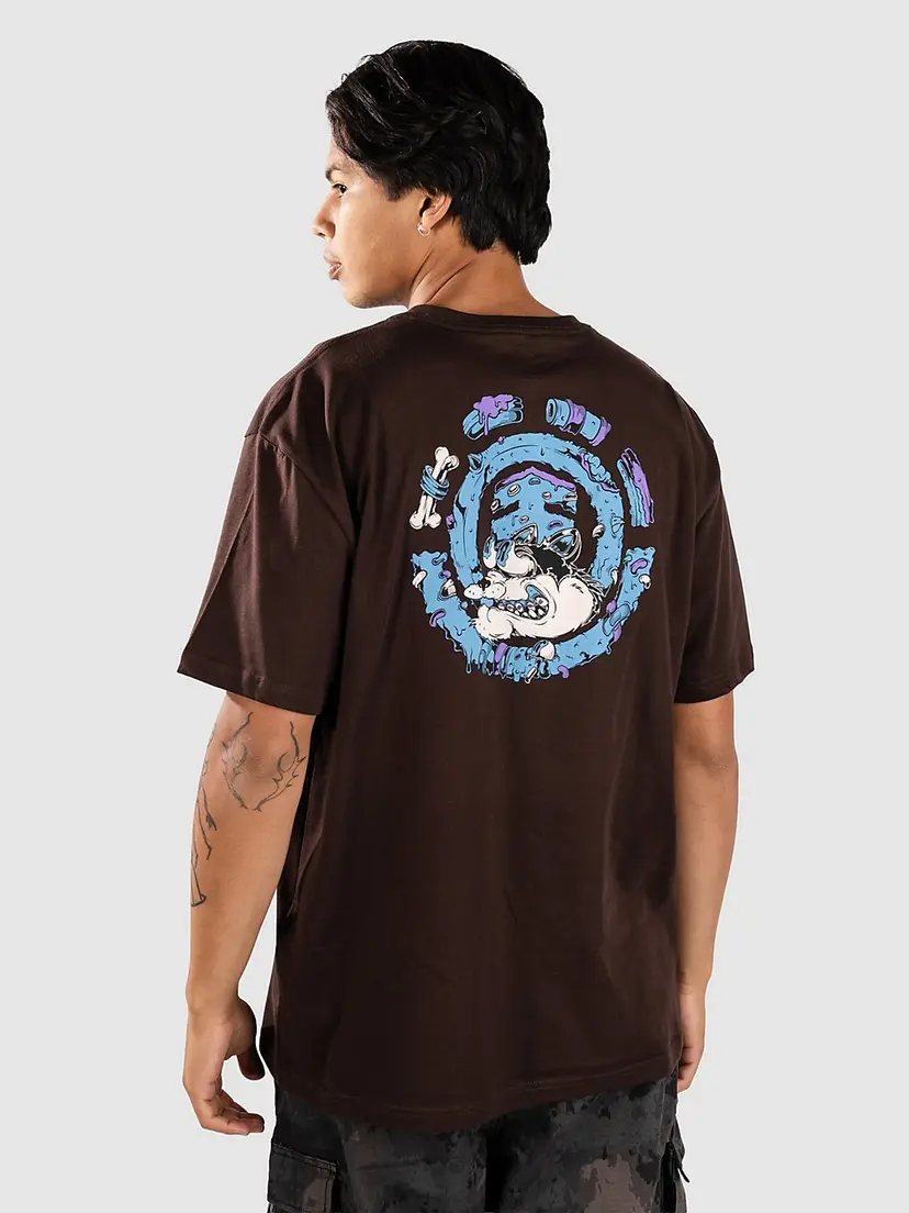 Element Element Bad Doggie T-skjorte brun