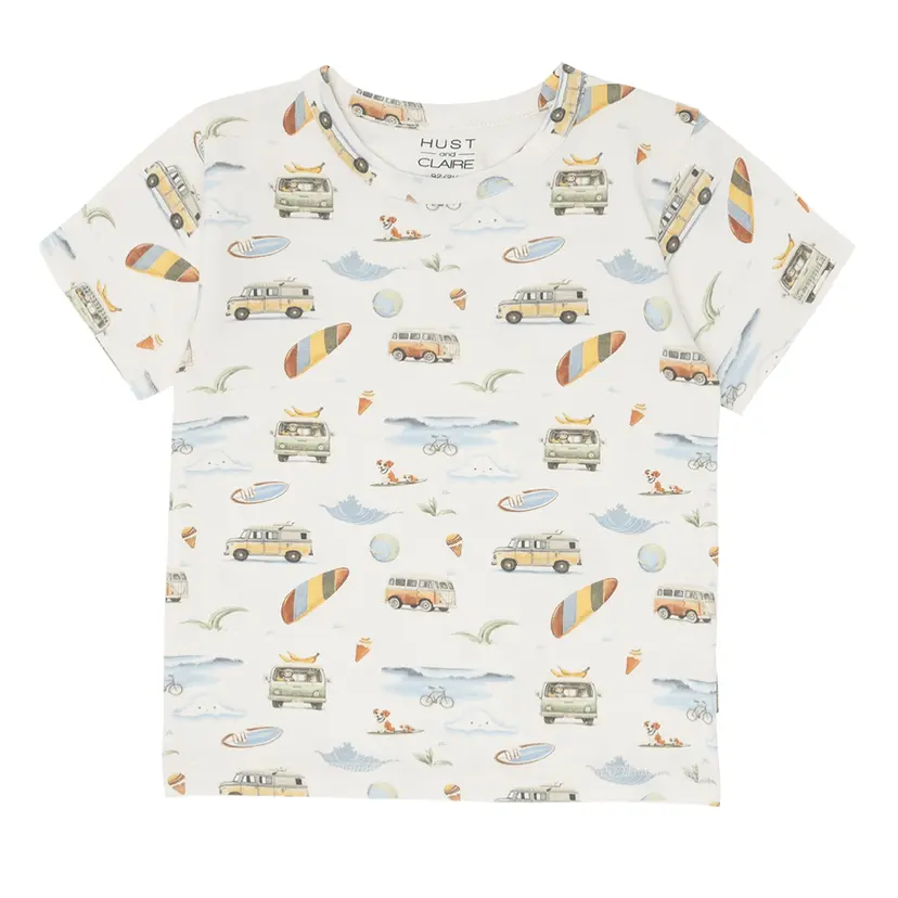 Hust and Claire Hust and Claire - T-skjorte August Excursion Ivory