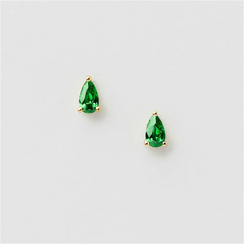 Safira Emerald Drop Studs