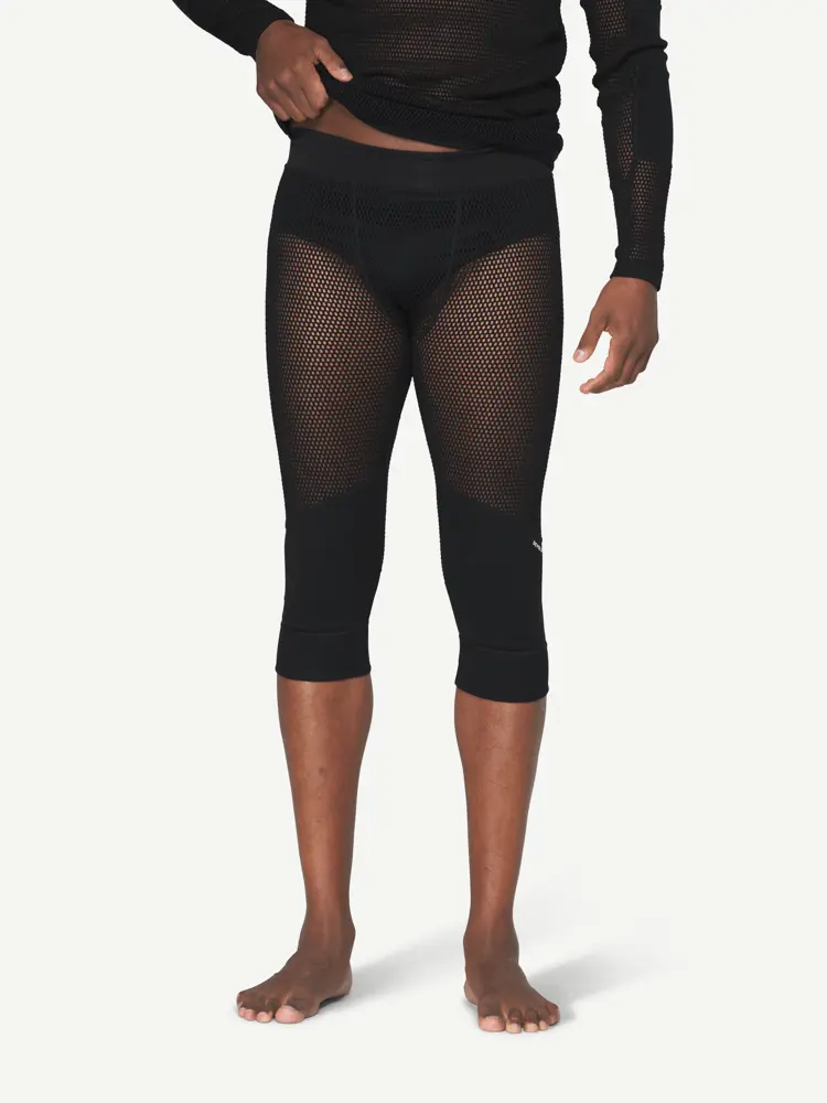 Devold Devold - Wool Mesh Pro 3/4 Stilongs Herre - Large - Svart