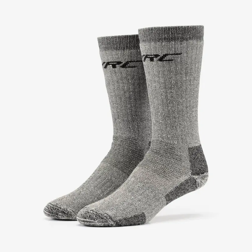 RevolutionRace Wool Mid Terry Sock Unisex Grey Melange