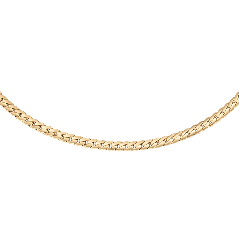 Daniel Wellington Gold Necklace Flat Chain G | DW