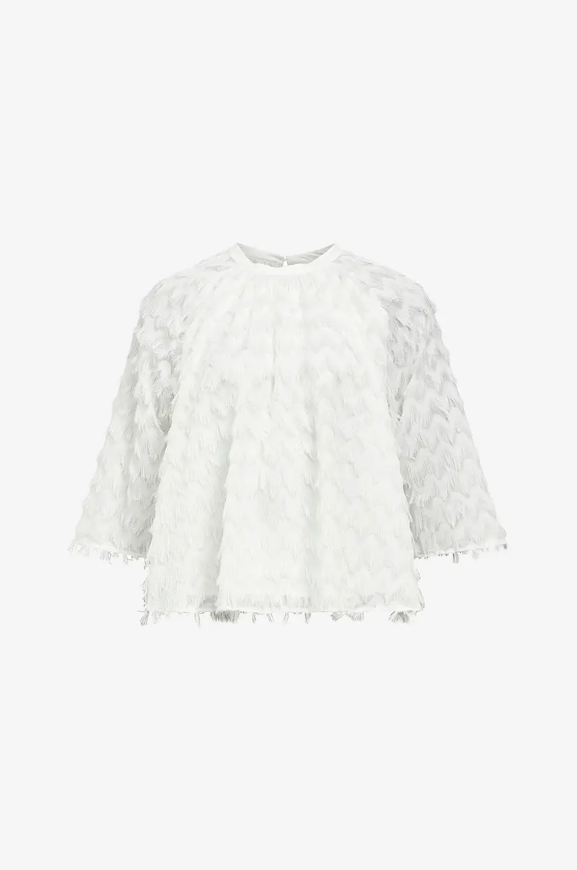 Object Collectors Item Bluse objMia 3/4 Top 136 - Hvit