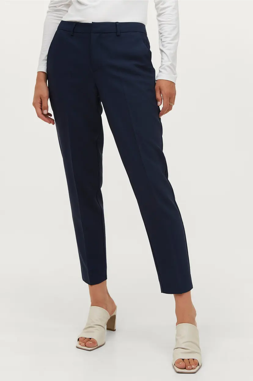 Ellos Collection Slacks med et stretch - Blå