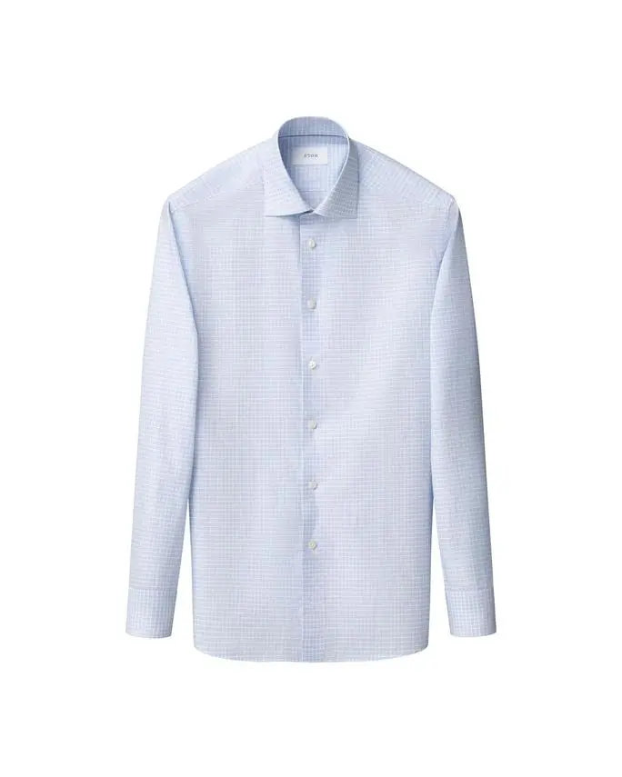 ETON Check Fine Twill Shirt