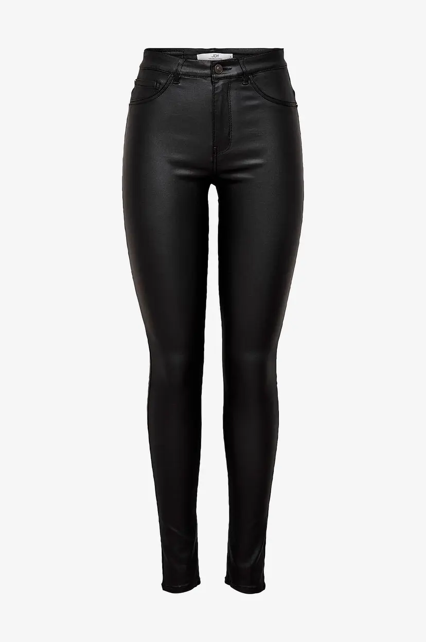 JDY Jeans jdyNewThunder Coated High - Svart