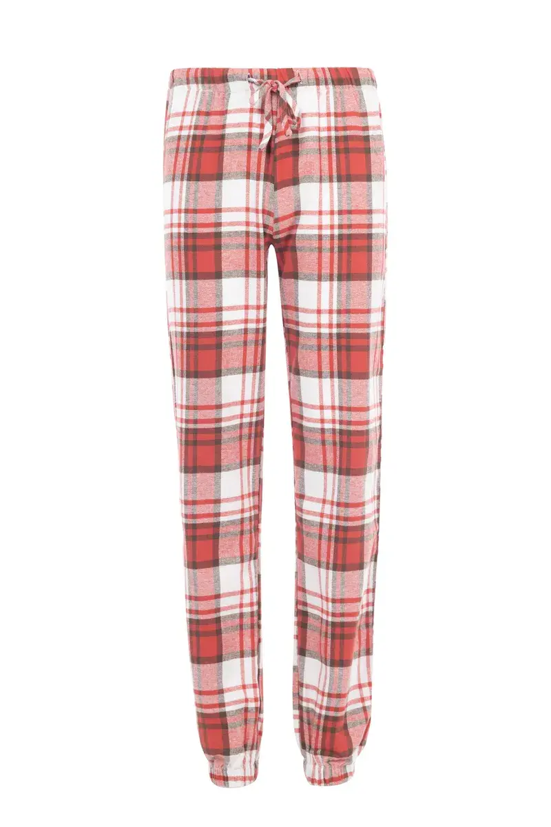 Salto Salto Comfy Flanell Bukse Rød Rutet (164 /14 år)