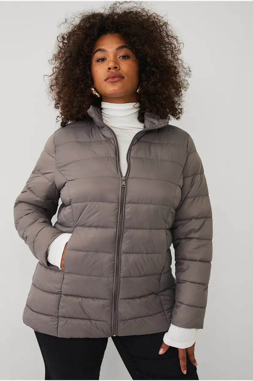 Ellos Plus collection Polstret lettvektsjakke - Brun